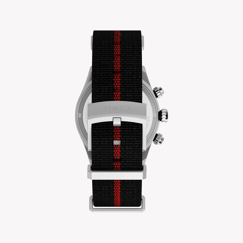 Waterbury Heritage Chrono SST Black Dial Fabric Strap TW2Y38900 | Men's Sports Watch by i-watch