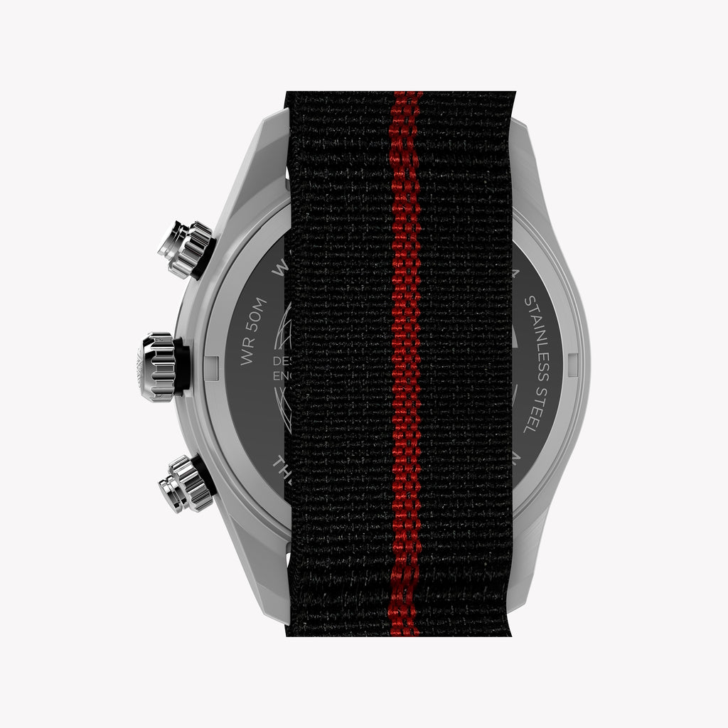 Waterbury Heritage Chrono SST Black Dial Fabric Strap TW2Y38900 | Men's Sports Watch