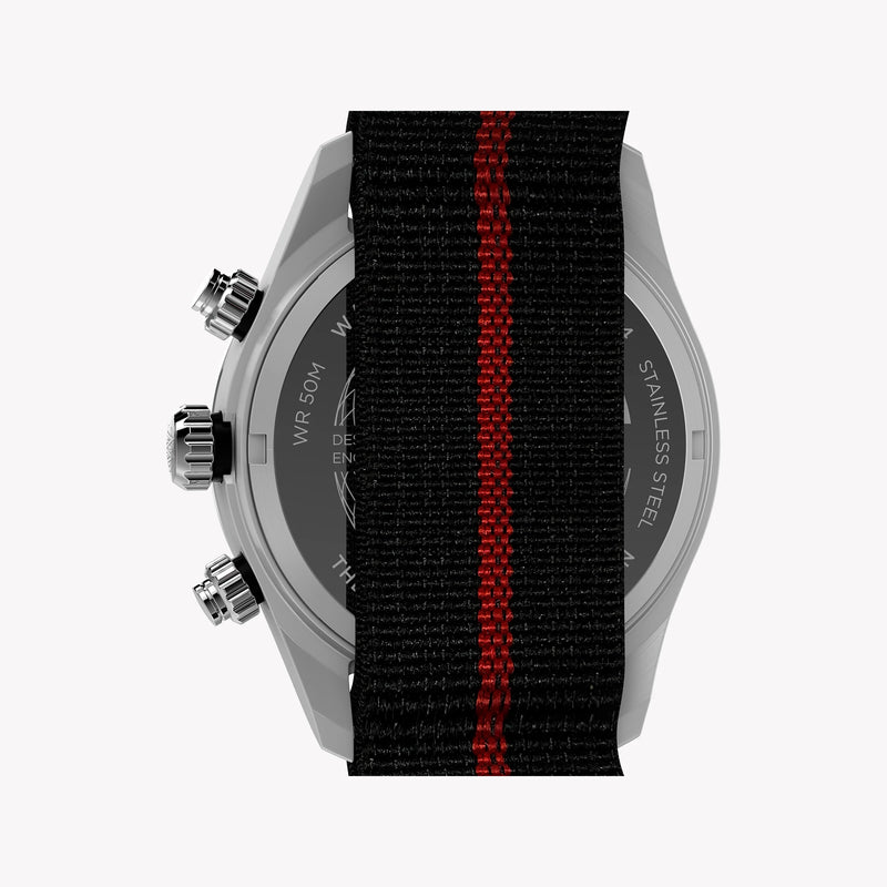 Waterbury Heritage Chrono SST Black Dial Fabric Strap TW2Y38900 | Men's Sports Watch by i-watch