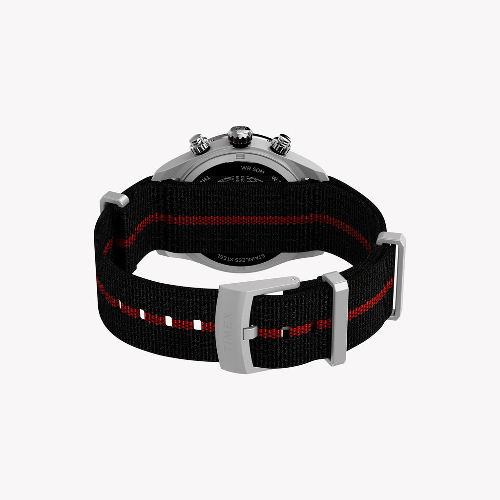 Waterbury Heritage Chrono SST Black Dial Fabric Strap TW2Y38900 | Men's Sports Watch