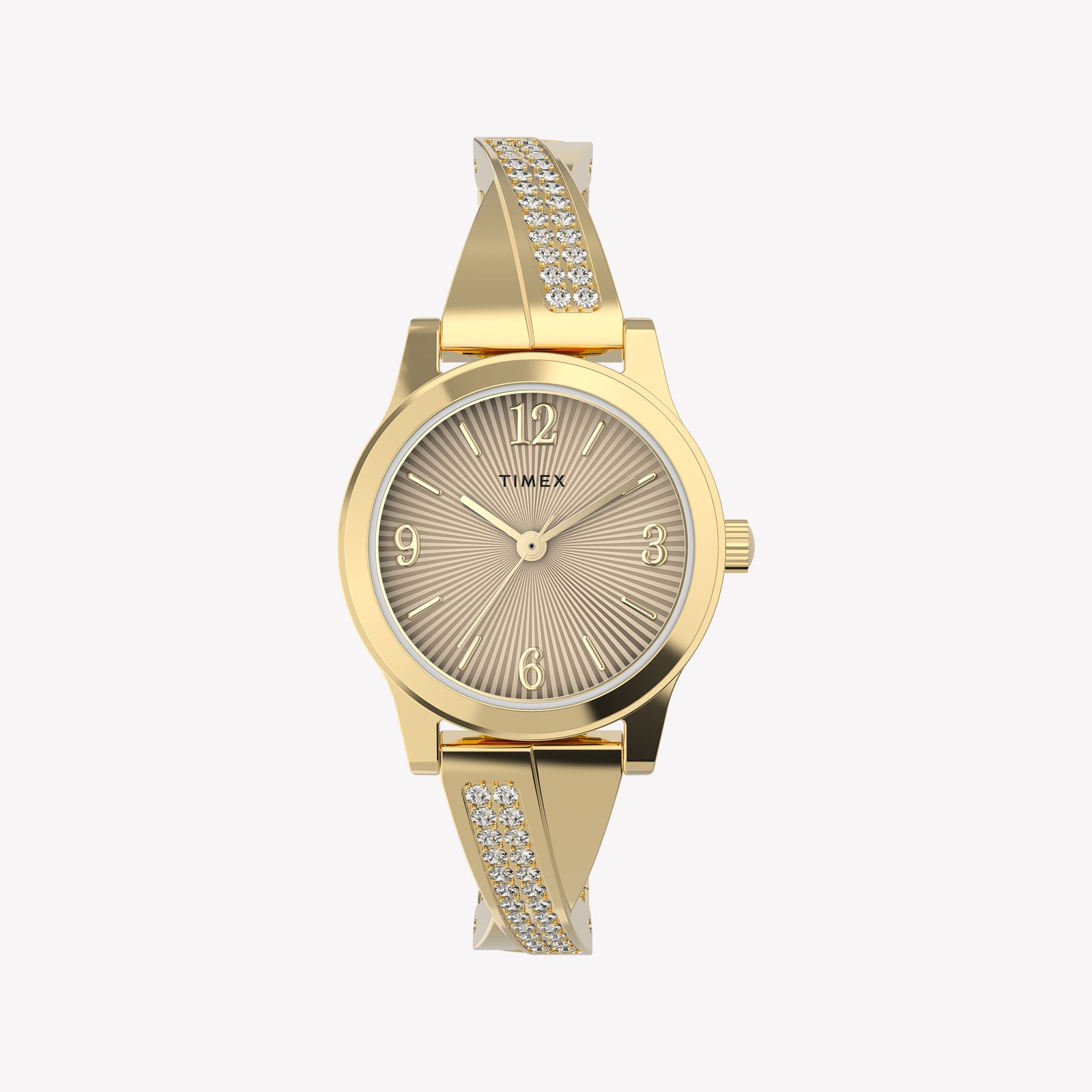 TIMEX Women's Gold-Tone Case, Gold-Tone Band | TW2Y39300
