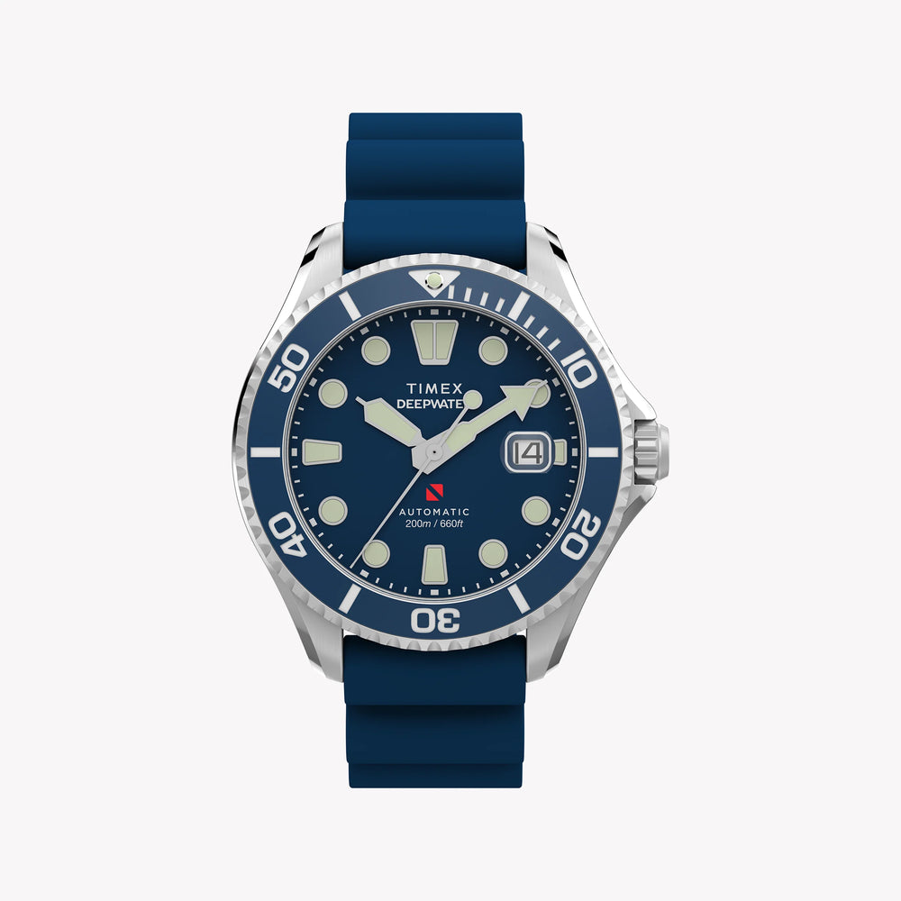 Deep Water Meridian 200 SST Blue Dial Blue Strap Watch TW2Y39900 | Men's Sport Watch by i-watch