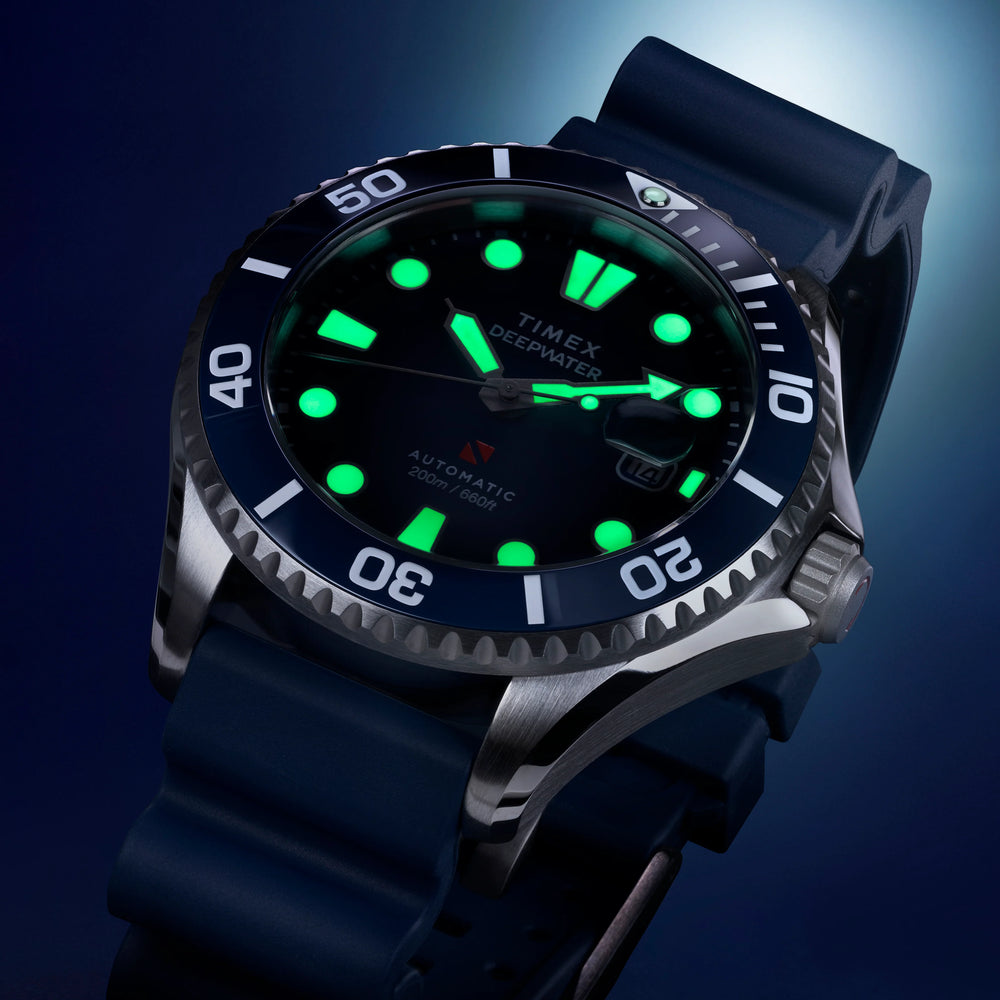 Deep Water Meridian 200 SST Blue Dial Blue Strap Watch TW2Y39900 | Men's Sport Watch by i-watch