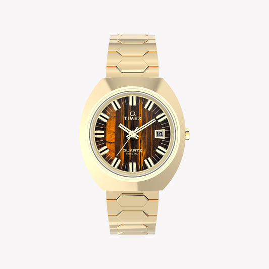 Timex 1972 Time Machine Reissue Watch with Brown Dial | Model TW2Y45200
