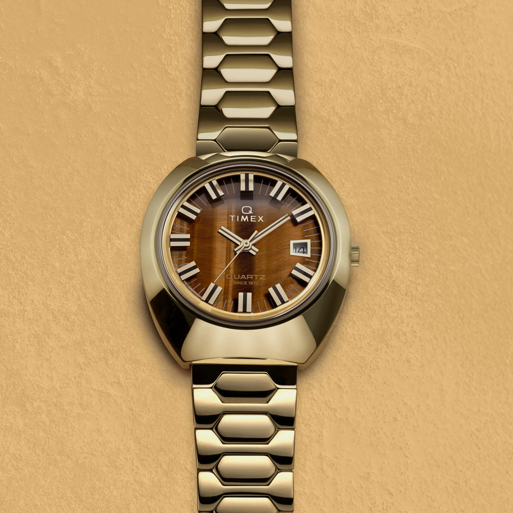 Timex 1972 Time Machine Reissue Watch with Brown Dial | Model TW2Y45200