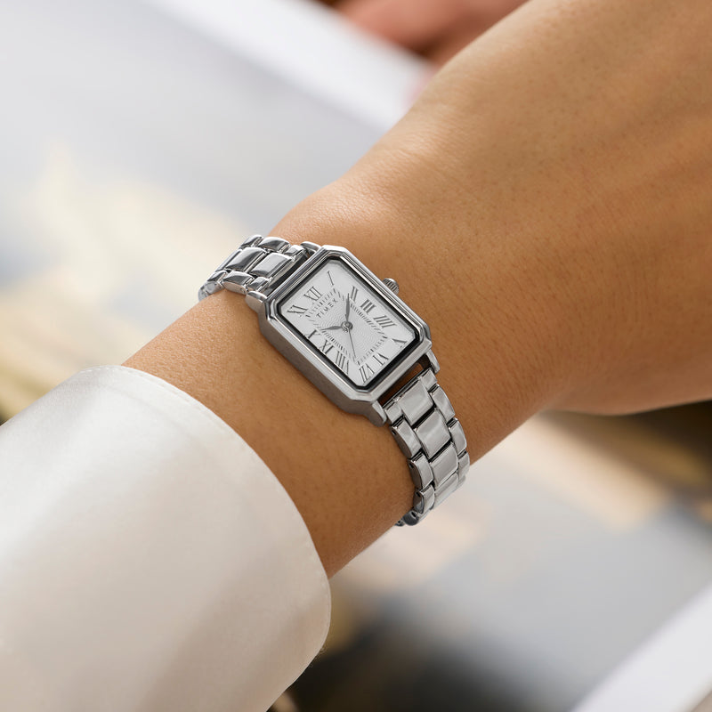 TIMEX Women's Alloy Silver-Tone, Alloy Silver-Tone | TW2Y57900
