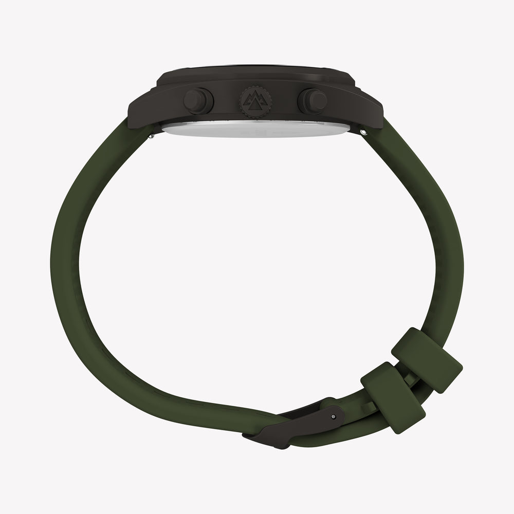 TIMEX Men's Gunmetal, Green | TW2Y61100