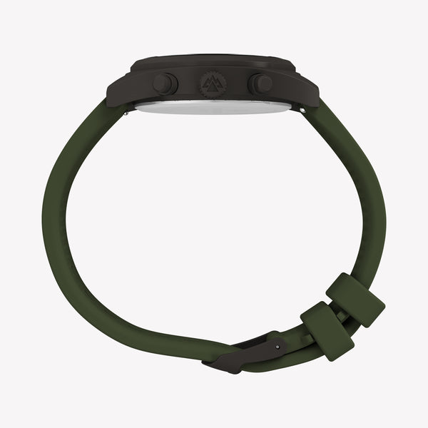 TIMEX Men's Gunmetal, Green | TW2Y61100