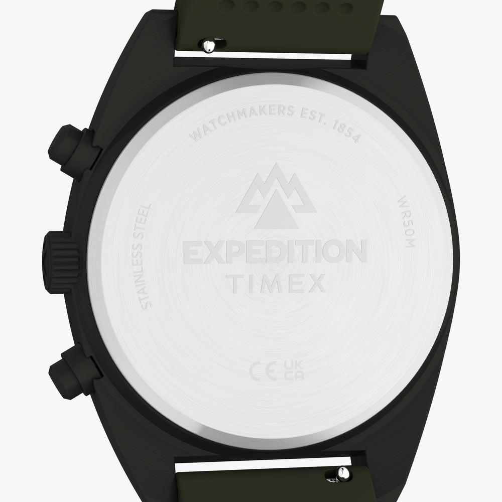 TIMEX Men's Gunmetal, Green | TW2Y61100