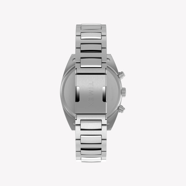 Timex Men's Stainless Steel Silver-Tone, Black Dial | TW2Y61200