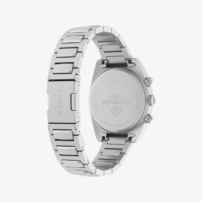 TIMEX Men's SS Silver-Tone, Green Dial | TW2Y61300