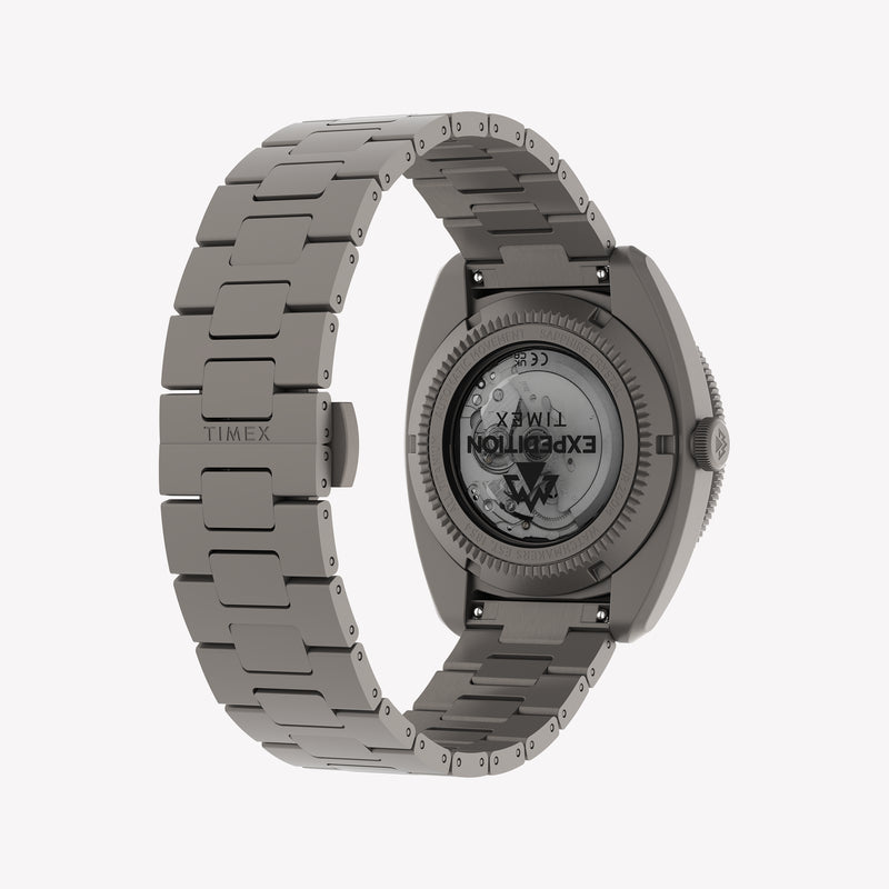TIMEX Men's Titanium Bracelet, Black Dial | TW2Y63800
