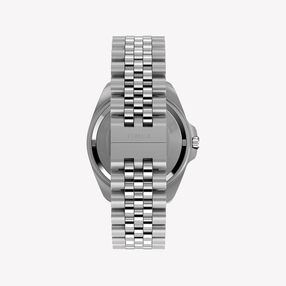 Timex Men's Silver-Tone Steel, Blue Dial | TW2Y64600