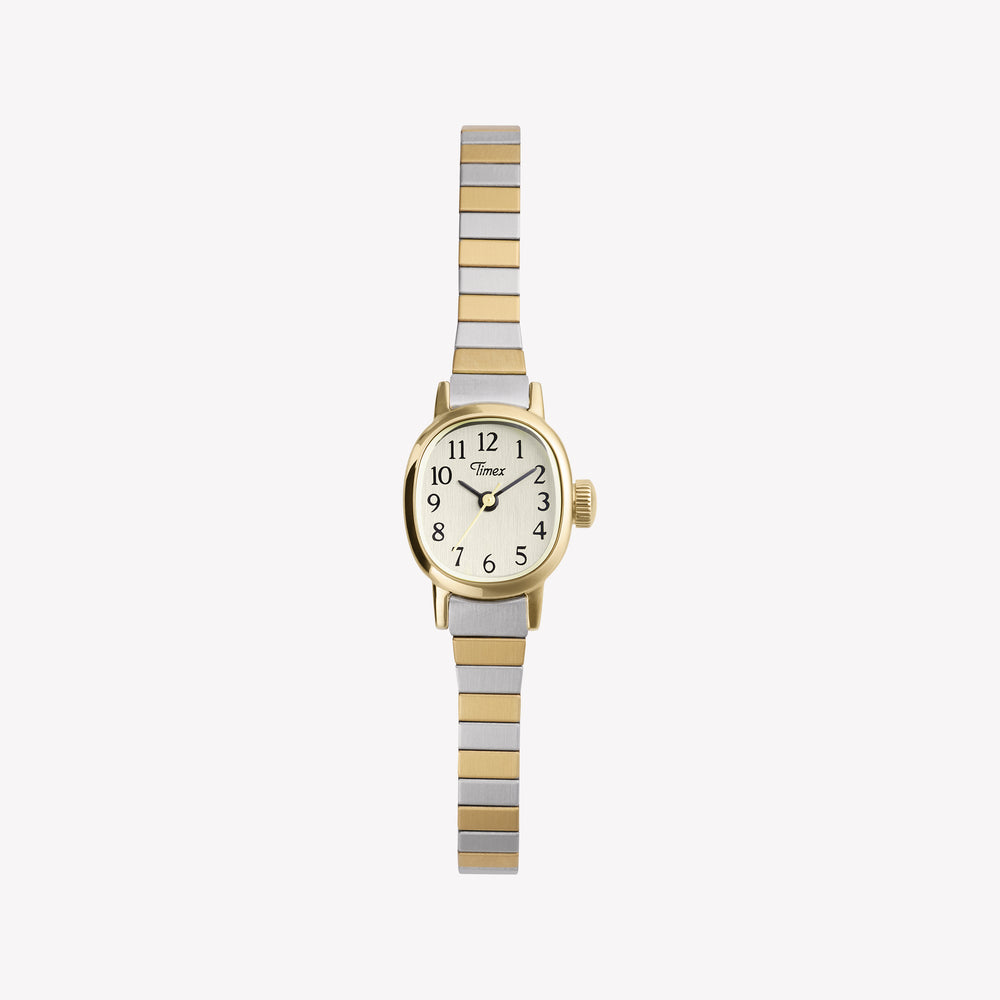 TIMEX Women's Two-Tone Stainless Steel, Gold-Tone | TW2Y66900