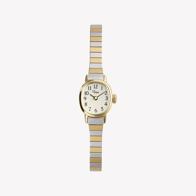 TIMEX Women's Two-Tone Stainless Steel, Gold-Tone | TW2Y66900