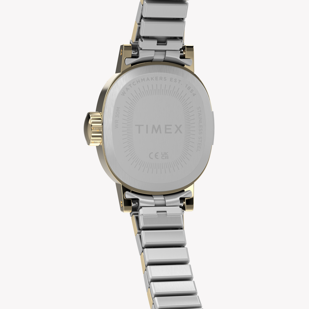 TIMEX Women's Two-Tone Stainless Steel, Gold-Tone | TW2Y66900
