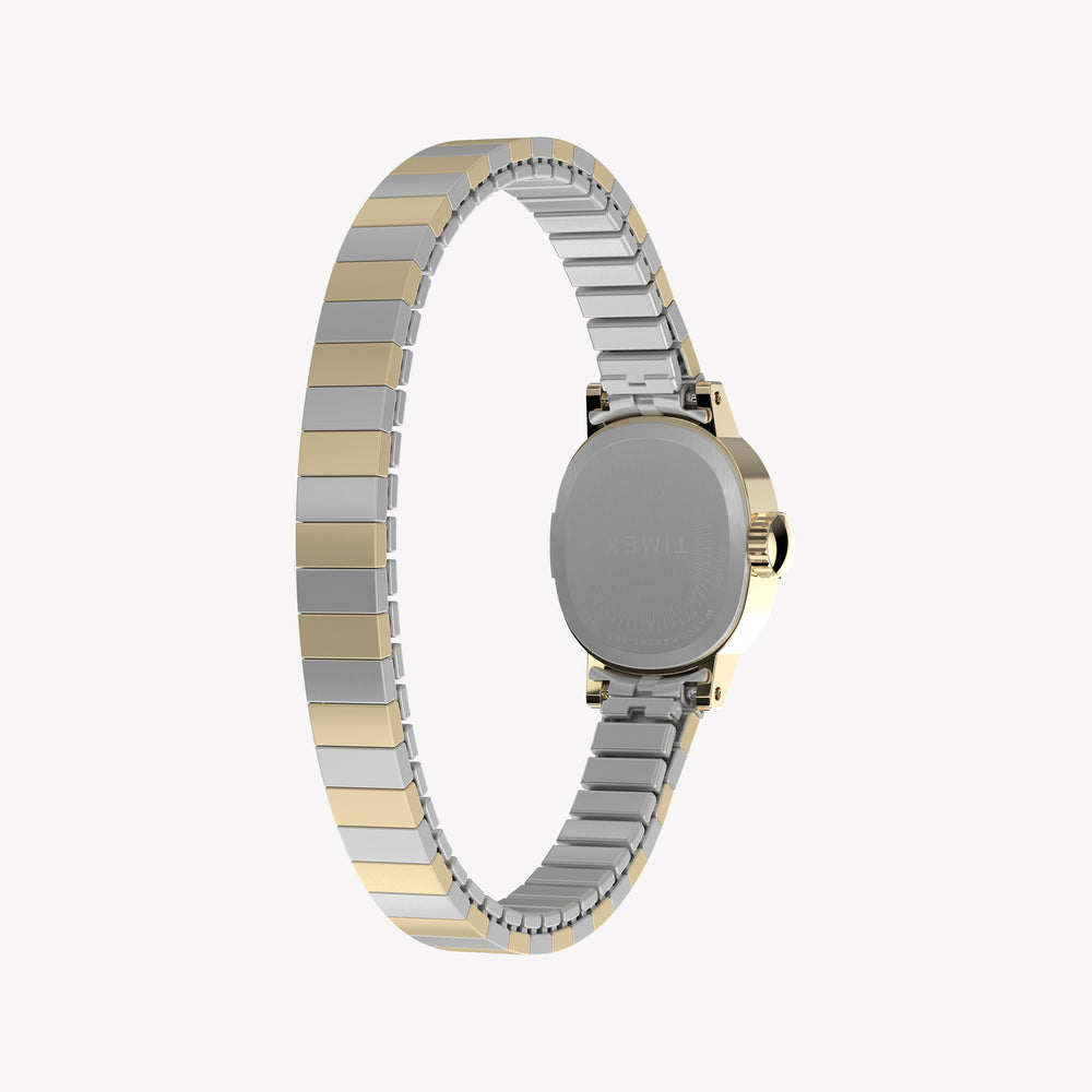 TIMEX Women's Two-Tone Stainless Steel, Gold-Tone | TW2Y66900