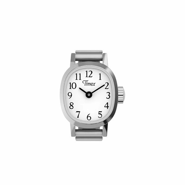 Timex Women's Silver-Tone Steel, White Dial | TW2Y70700