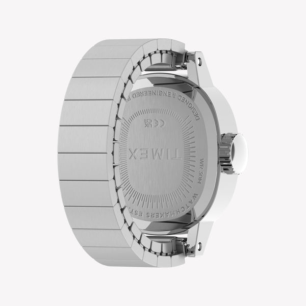 Timex Women's Silver-Tone Steel, White Dial | TW2Y70700