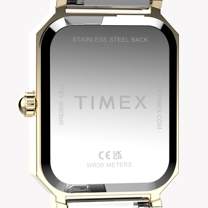 TIMEX Women's Gold-Tone, Two-Tone, Green Dial | TW2Y72000