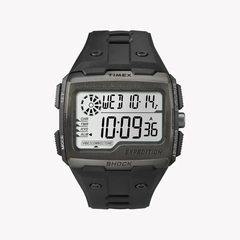 Timex Expedition Grid Shock Tw4b02500 - Rugged Men's Digital Watch With Indiglo Night-Light by i-watch