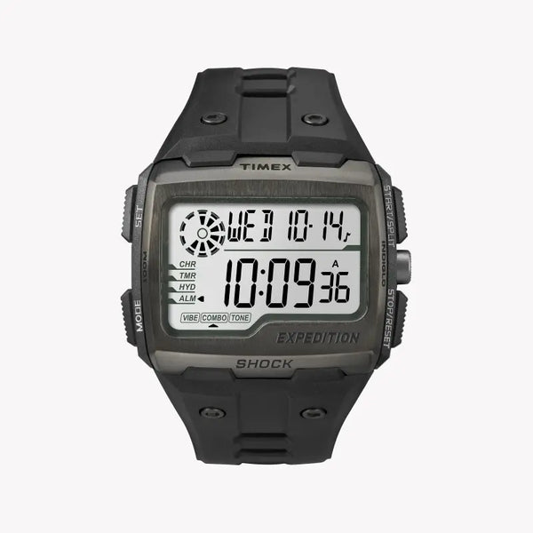 Timex Expedition Grid Shock Tw4b02500 - Rugged Men's Digital Watch With Indiglo Night-Light by i-watch