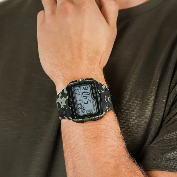 Timex Expedition Grid Shock Tw4b02900 - Men's Rugged Camouflage Digital Watch
