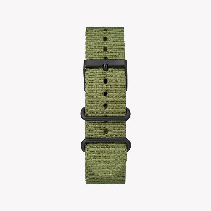 Timex Expedition Camper Tw4b03600 - Rugged Men's Watch With Green Fabric Band & Black Dial