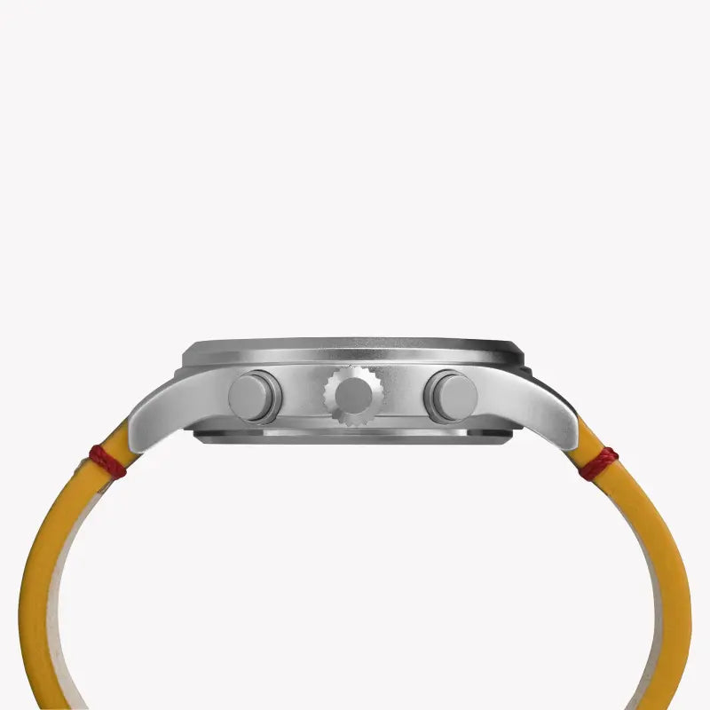 TIMEX Expedition Scout TW4B04300 - Montre robuste pour homme avec bracelet en cuir marron et veilleuse INDIGLO