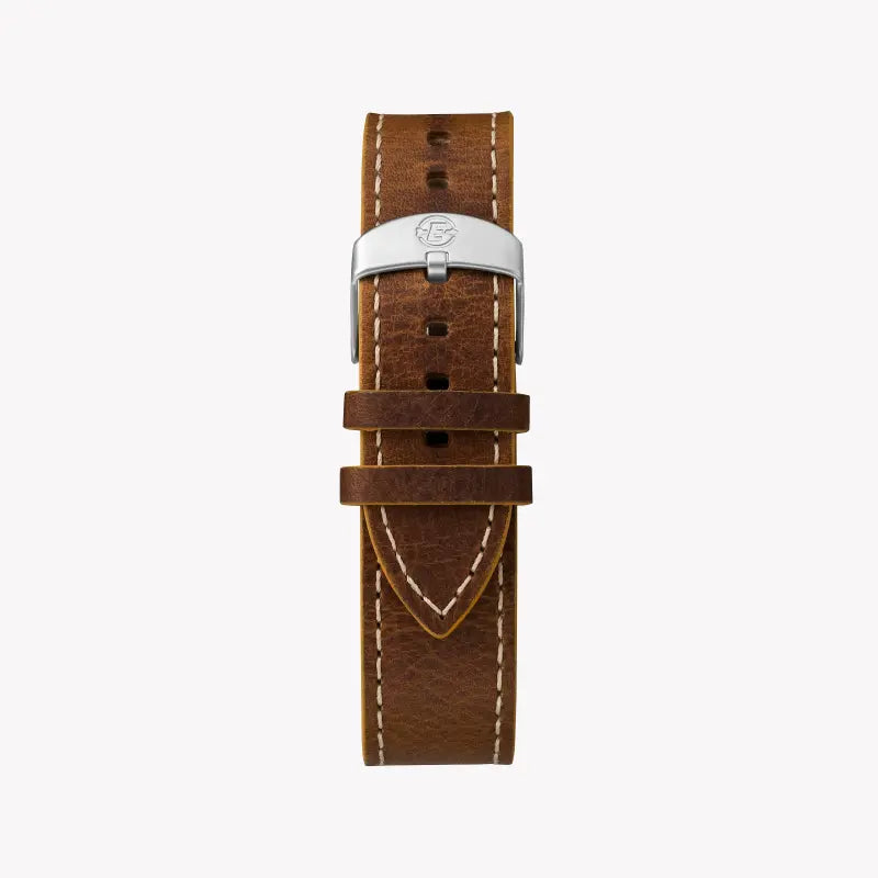 Timex Men's Brass Watch, Brown Leather, Off White Dial | Tw4b04300 by i-watch
