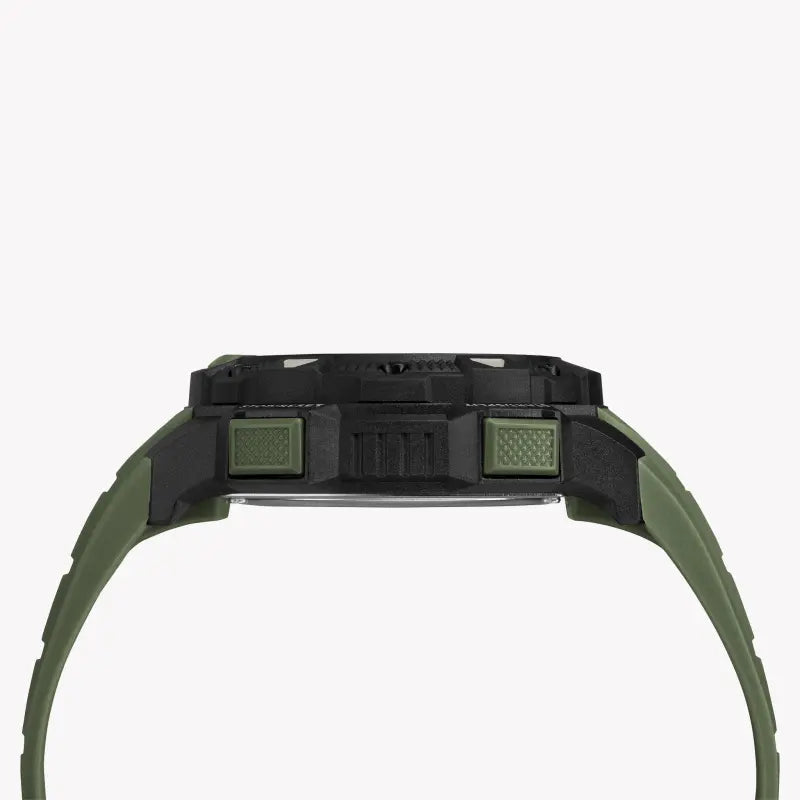 Timex Men's Green Resin Watch, Digital Dial | Tw4b09300