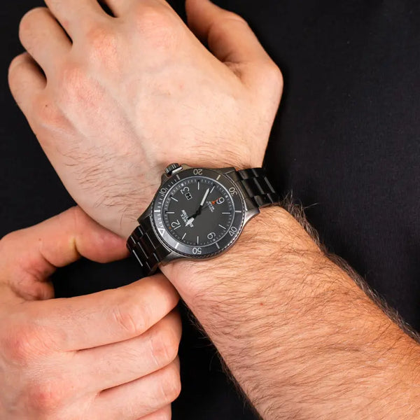 Timex Men's Black Stainless Steel Watch, Gray Dial | Tw4b10800 by i-watch