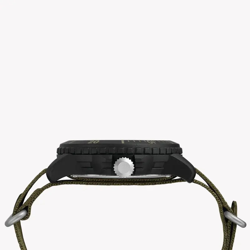 Timex Expedition Gallatin Solar Tw4b14500 - Men's Green Fabric & Black Dial Adventure Watch by i-watch