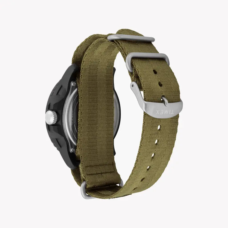 Timex Expedition Gallatin Solar Tw4b14500 - Men's Green Fabric & Black Dial Adventure Watch by i-watch