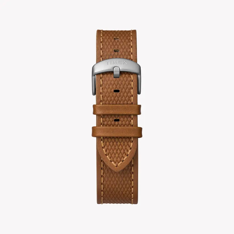 Timex Men's Tan Leather Watch, Blue Dial | Tw4b15000 by i-watch