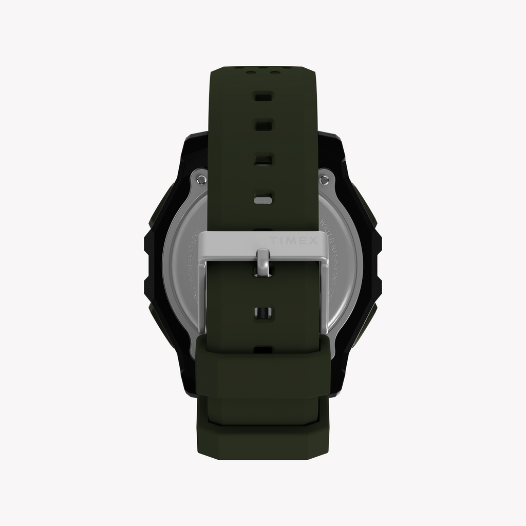 Timex Men's Solar Digital, Black/Green | Tw4b33700