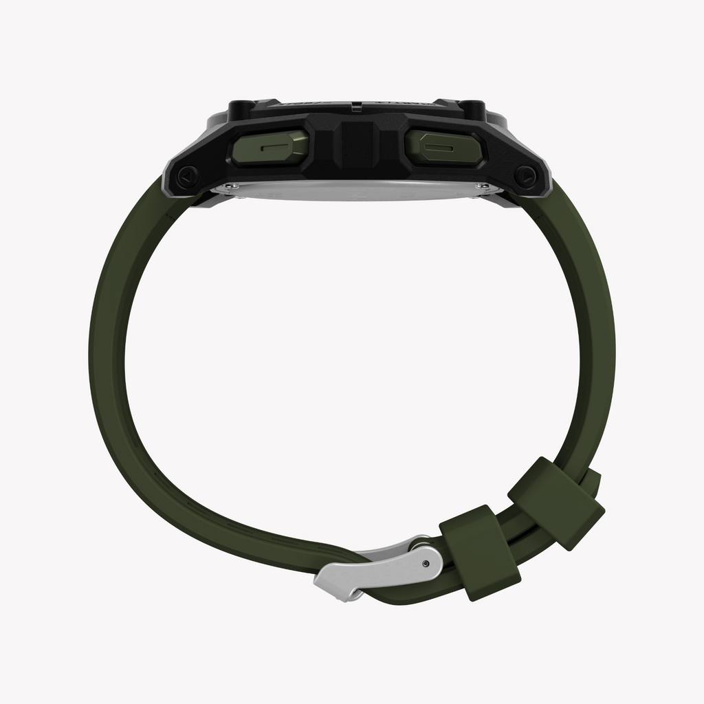 Timex Men's Solar Digital, Black/Green | Tw4b33700