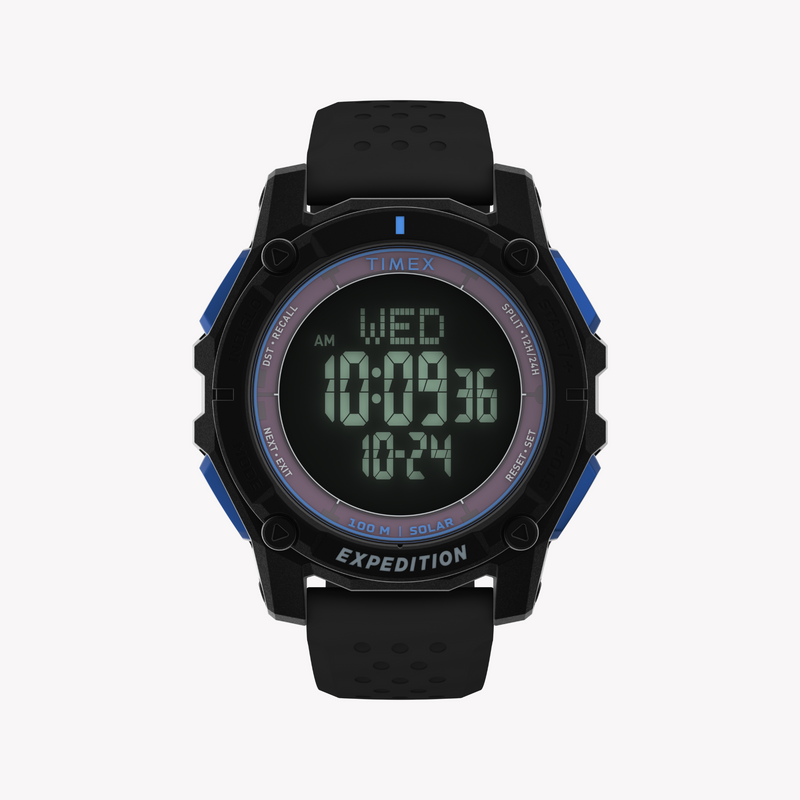 Timex Men's Black Solar-Powered Watch | Tw4b33900
