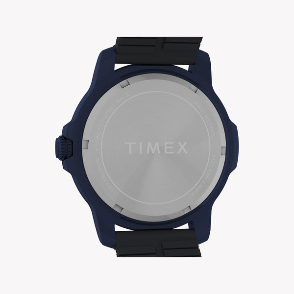 Timber Aluminum Blue Dial Silicone Strap Watch TW4B34600 | Stylish & Durable