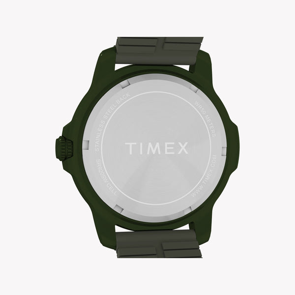 Timber Aluminum Case Green Dial Silicone Strap TW4B34700 Watch | Sporty & Lightweight