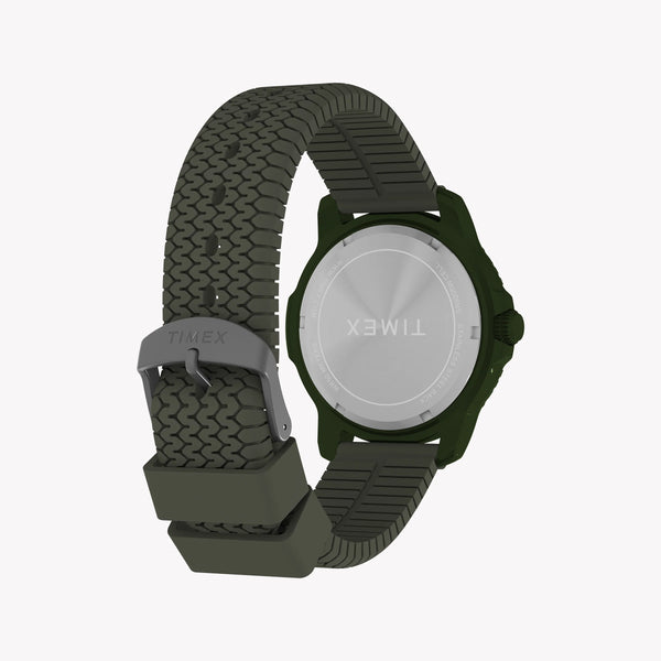 Timber Aluminum Case Green Dial Silicone Strap TW4B34700 Watch | Sporty & Lightweight