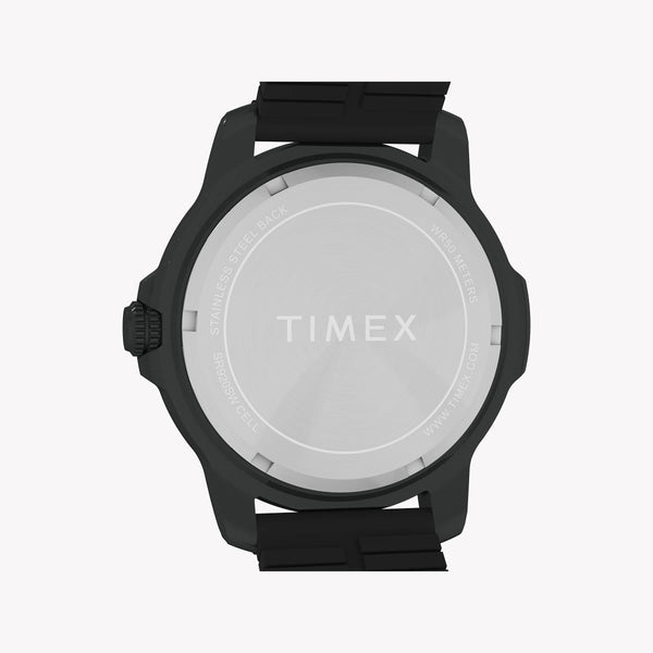 Timber Aluminum Case Black Dial Silicone Strap Watch TW4B34800