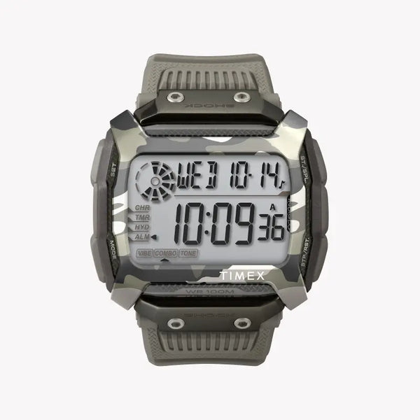 Timex Men's Gray Resin Digital Watch, Indiglo Light | Tw5m18300 by i-watch