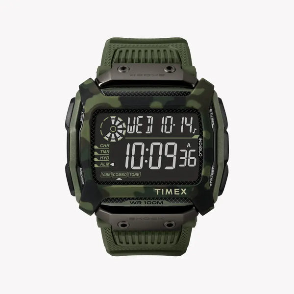 Timex Digital Command Tw5m20400 - Rugged Green Men's Watch With Indiglo & Water Resistance by i-watch