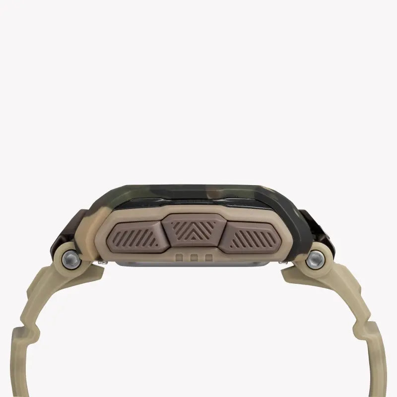 TIMEX Digital Command TW5M20600 - Montre pour homme en résine beige robuste avec résistance aux chocs et cadran INDIGLO