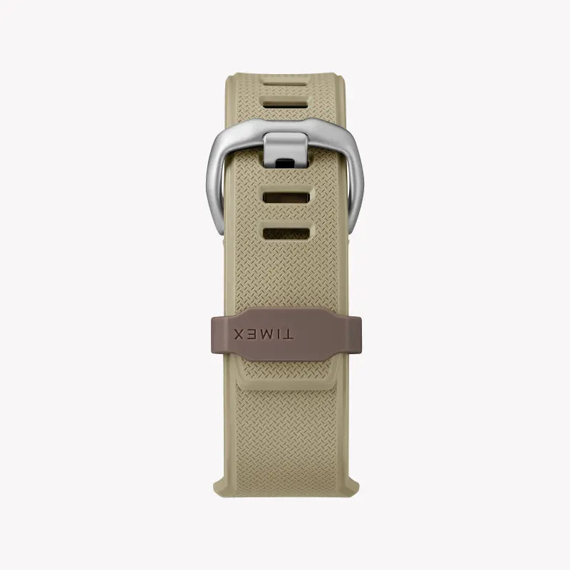 TIMEX Digital Command TW5M20600 - Montre pour homme en résine beige robuste avec résistance aux chocs et cadran INDIGLO