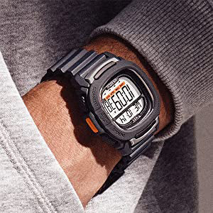 Timex Men's Gray Silicone Watch, Digital Dial | Tw5m26700