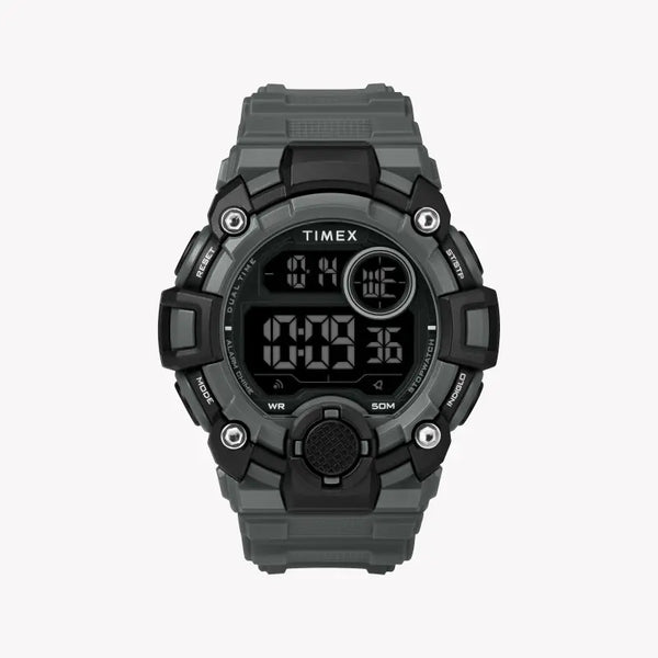 Timex Men's Gray Resin Watch, Digital Dial | Tw5m27500