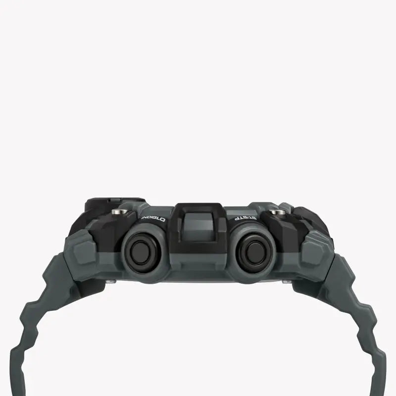 TIMEX TW5M27500 DGTL A-Game - ساعة رقمية أنيقة من الراتنج باللون الرمادي للرجال مع ضوء INDIGLO