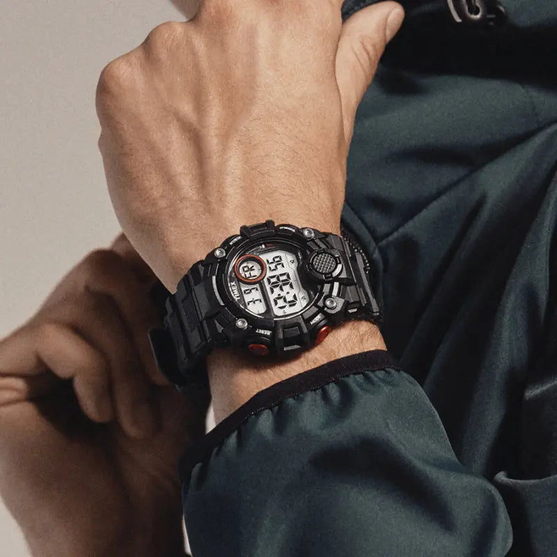 Timex Men's Black Resin Watch, Digital Dial | Tw5m27600